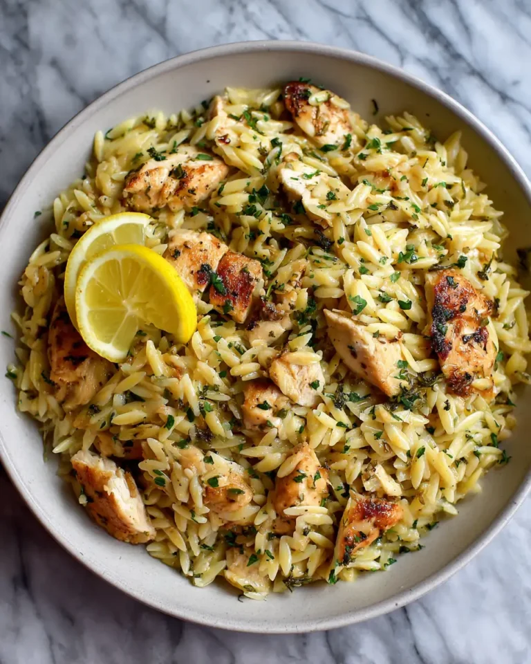 Zesty Lemon Herb Chicken Orzo: A Flavorful Twist on Comfort Food - Featured Image