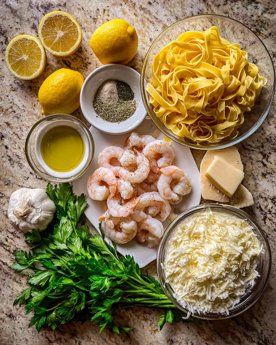 Zesty Lemon Pepper Shrimp Alfredo: A Flavorful Twist on a Classic Dish 4 Ingredients for Zesty Lemon Pepper Shrimp Alfredo: A Flavorful Twist on a Classic Dish