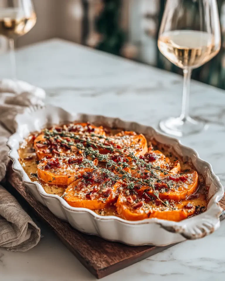 Savor the Sweet and Savory Symphony of Maple Bacon Sweet Potato Bake - Featured Image