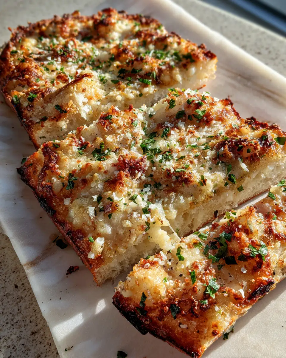 Savor the Flavor: Parmesan Garlic Bread Pizza Bliss 6 Final dish - Savor the Flavor: Parmesan Garlic Bread Pizza Bliss