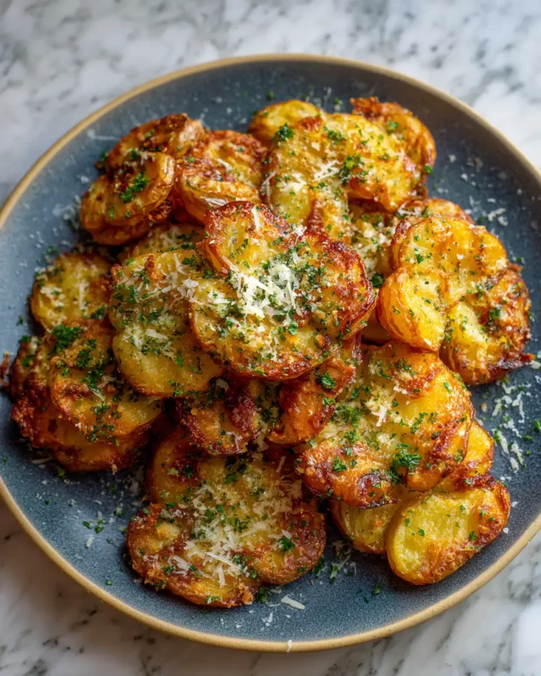 Crispy Parmesan Herb Smashed Potatoes That Will Steal the Show - Featured Image