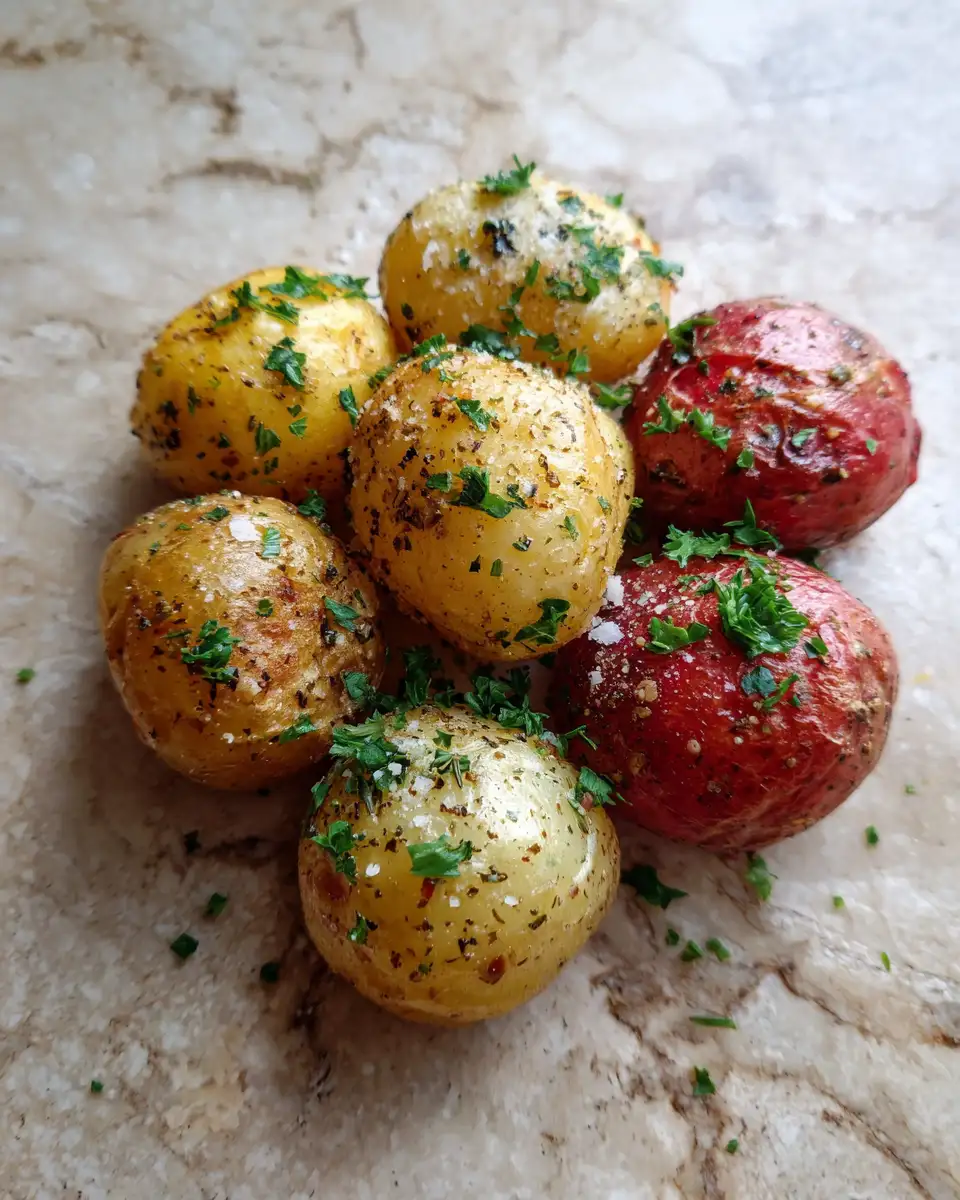 Crispy Parmesan Herb Smashed Potatoes That Will Steal the Show 4 Ingredients for Crispy Parmesan Herb Smashed Potatoes That Will Steal the Show
