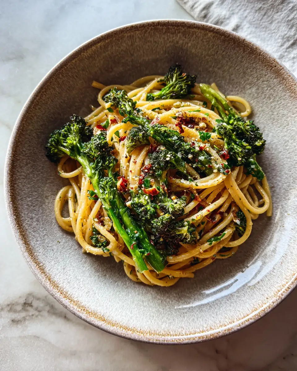 Final dish - Savor the Flavor: Elevate Your Plate with Roasted Garlic Broccoli Pasta
