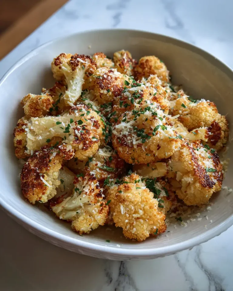 Irresistibly Delicious: Roasted Garlic Parmesan Cauliflower That Will Wow Your Taste Buds - Featured Image