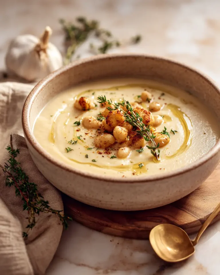 Creamy Comfort in a Bowl: Roasted Garlic White Bean Soup - Featured Image