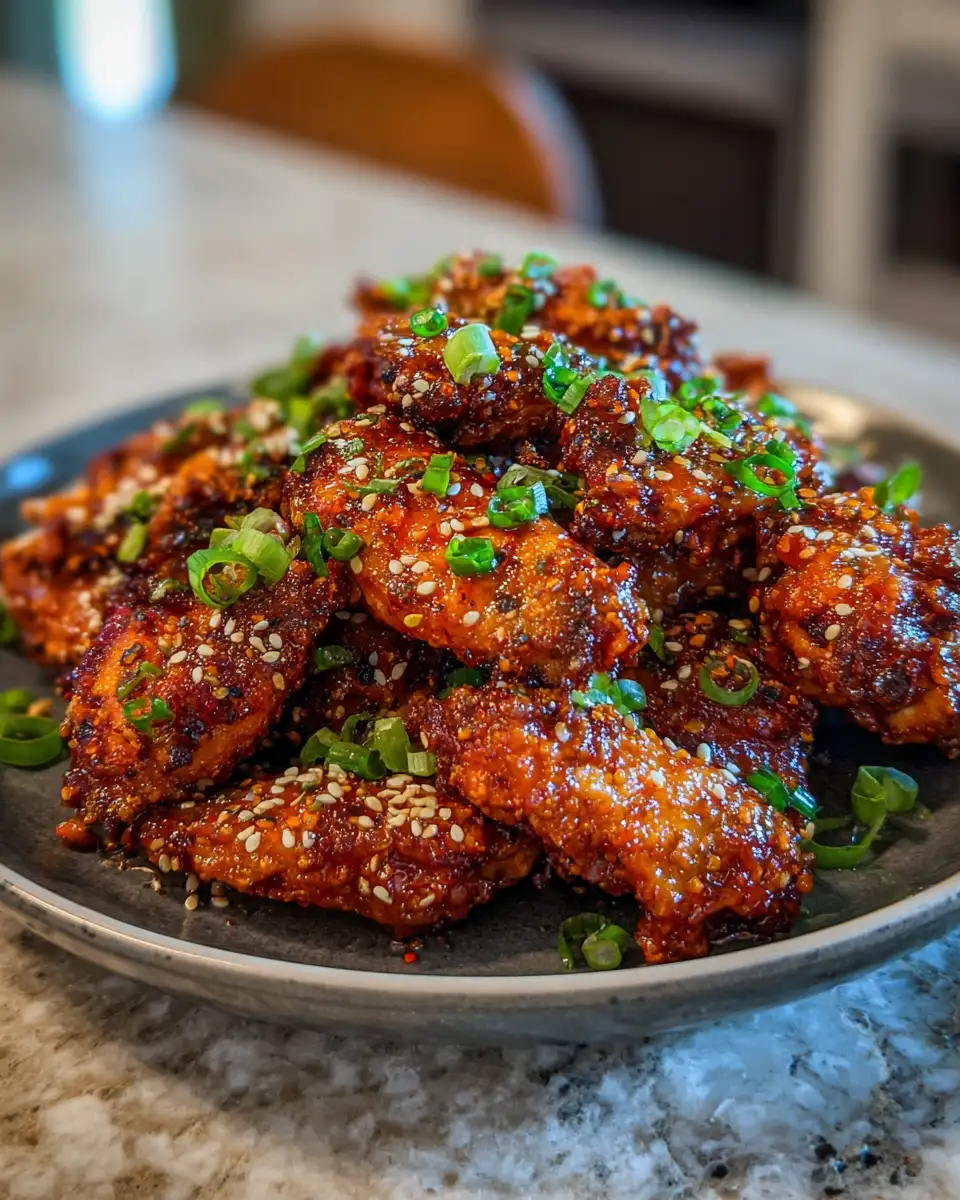 Irresistible Sticky Garlic Sesame Wings That Will Make Your Taste Buds Sing 6 Final dish - Irresistible Sticky Garlic Sesame Wings That Will Make Your Taste Buds Sing