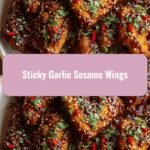 Irresistible Sticky Garlic Sesame Wings That Will Make Your Taste Buds Sing