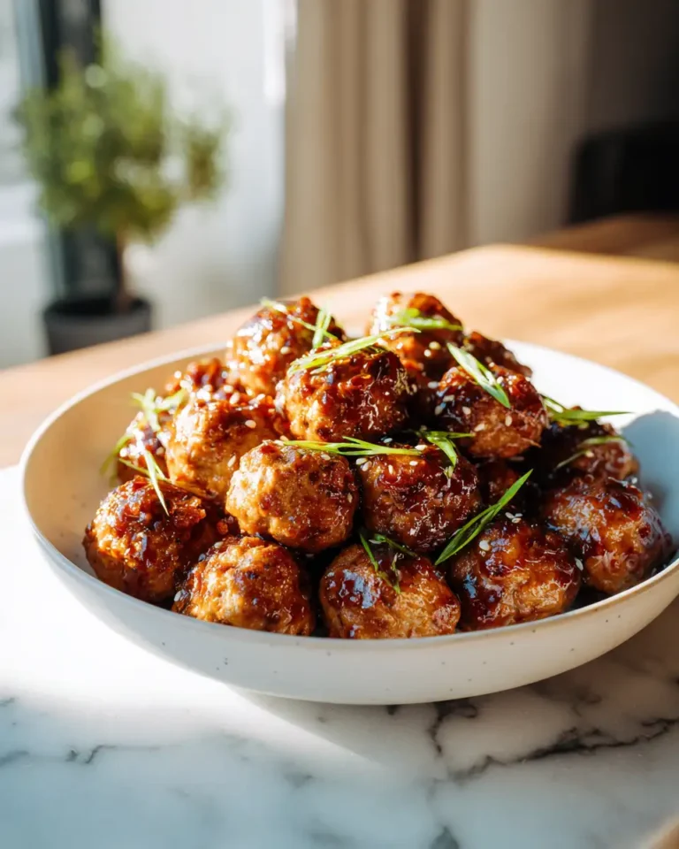 Irresistibly Sticky Honey Soy Meatballs: A Sweet and Savory Delight - Featured Image