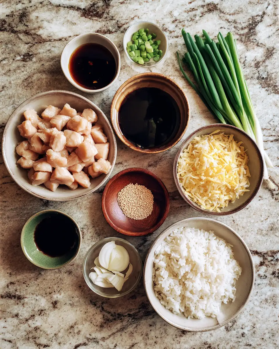 Sticky Teriyaki Chicken Bowl: A Flavor-Packed Dinner Delight 4 Ingredients for Sticky Teriyaki Chicken Bowl: A Flavor-Packed Dinner Delight