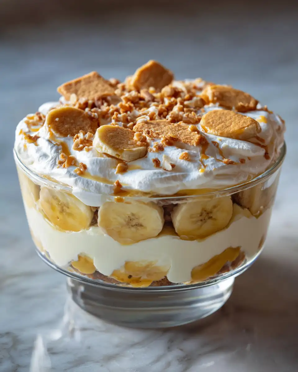 Final dish - Irresistibly Creamy Banana Pudding with Vanilla Wafers Delight