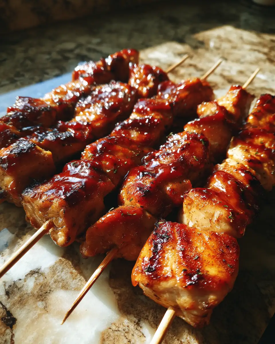 Sizzling BBQ Chicken Skewers That Will Ignite Your Taste Buds 4 Ingredients for Sizzling BBQ Chicken Skewers That Will Ignite Your Taste Buds