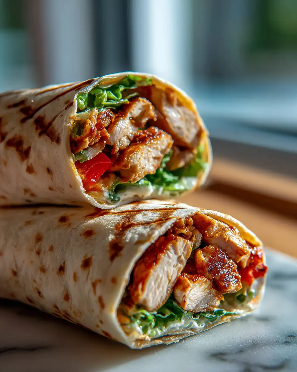 Sizzling BBQ Ranch Chicken Wraps: A Flavor Fiesta in Every Bite - Featured Image
