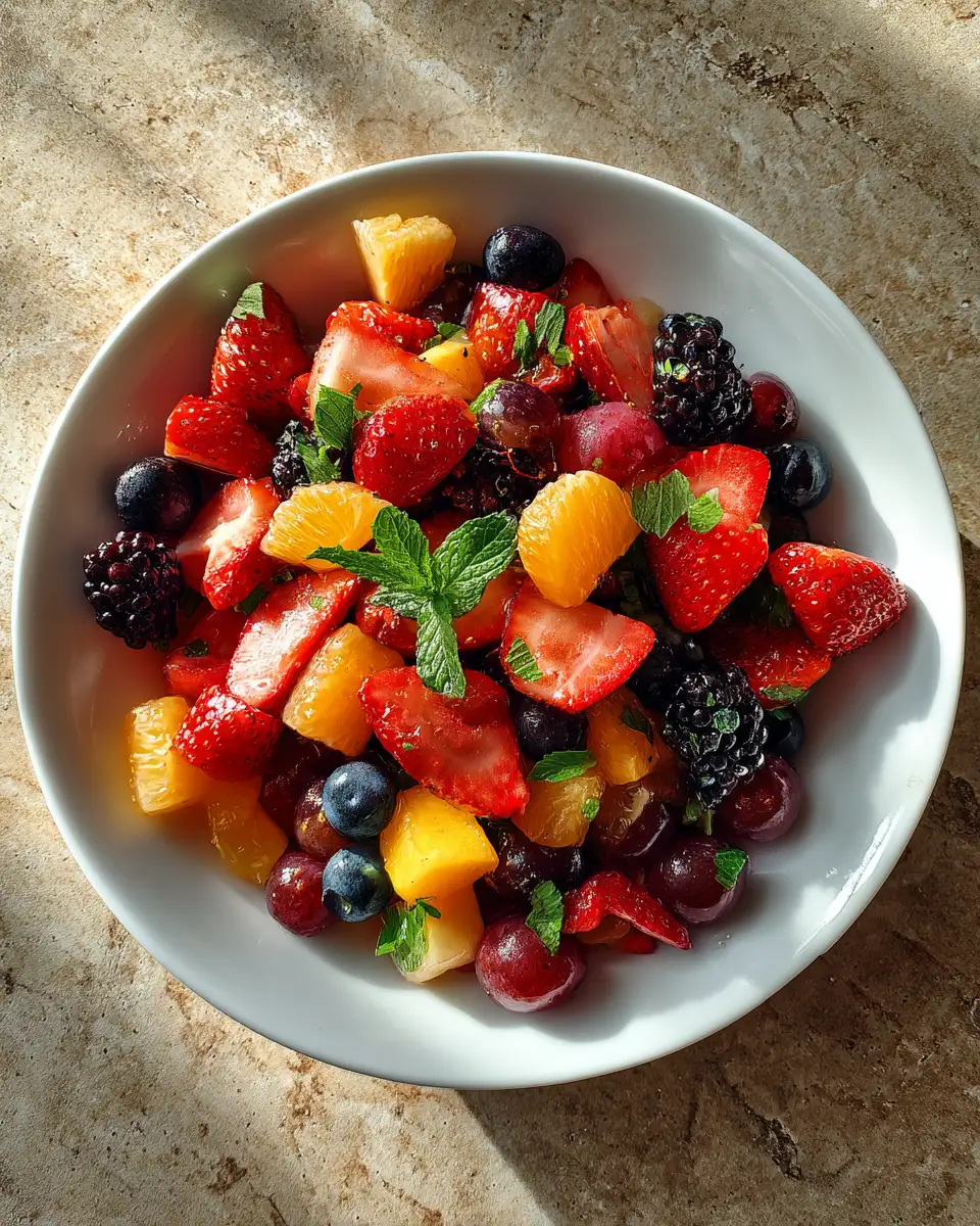 Berry Bliss Fruit Salad: A Symphony of Flavors and Colors 6 Final dish - Berry Bliss Fruit Salad: A Symphony of Flavors and Colors