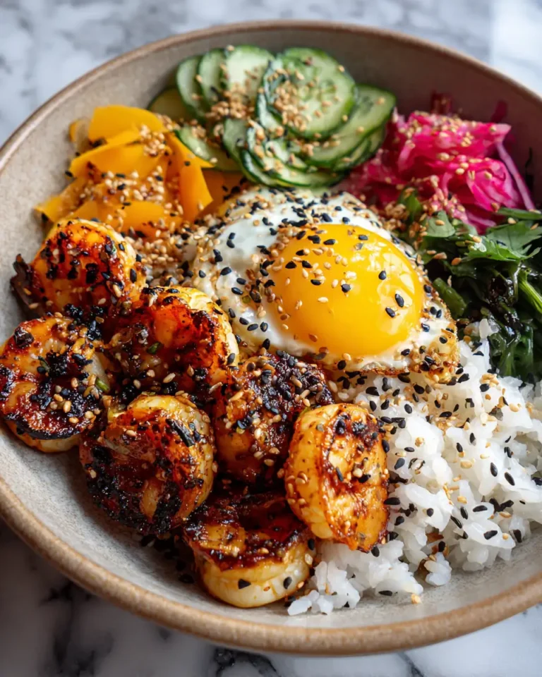 Savor the Flavor: Irresistible Blackened Shrimp Rice Bowl Delight - Featured Image