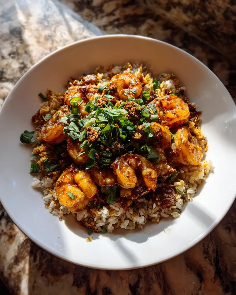 Savor the Flavor: Irresistible Blackened Shrimp Rice Bowl Delight 6 Final dish - Savor the Flavor: Irresistible Blackened Shrimp Rice Bowl Delight