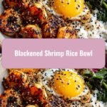 Savor the Flavor: Irresistible Blackened Shrimp Rice Bowl Delight