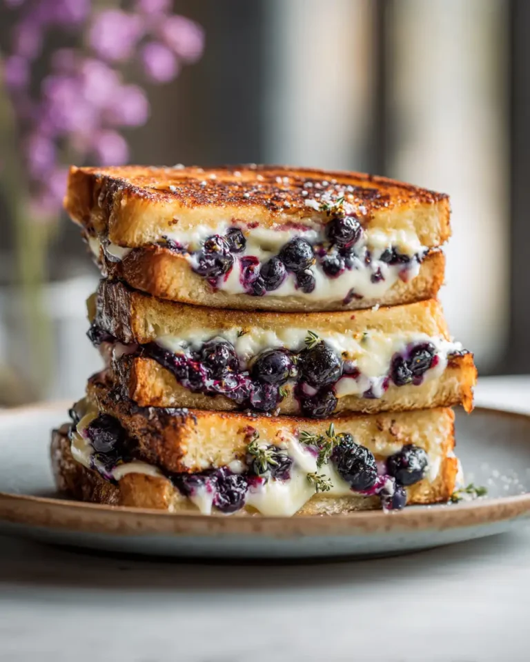 Blueberry Bliss Grilled Cheese: A Sweet and Savory Sensation - Featured Image
