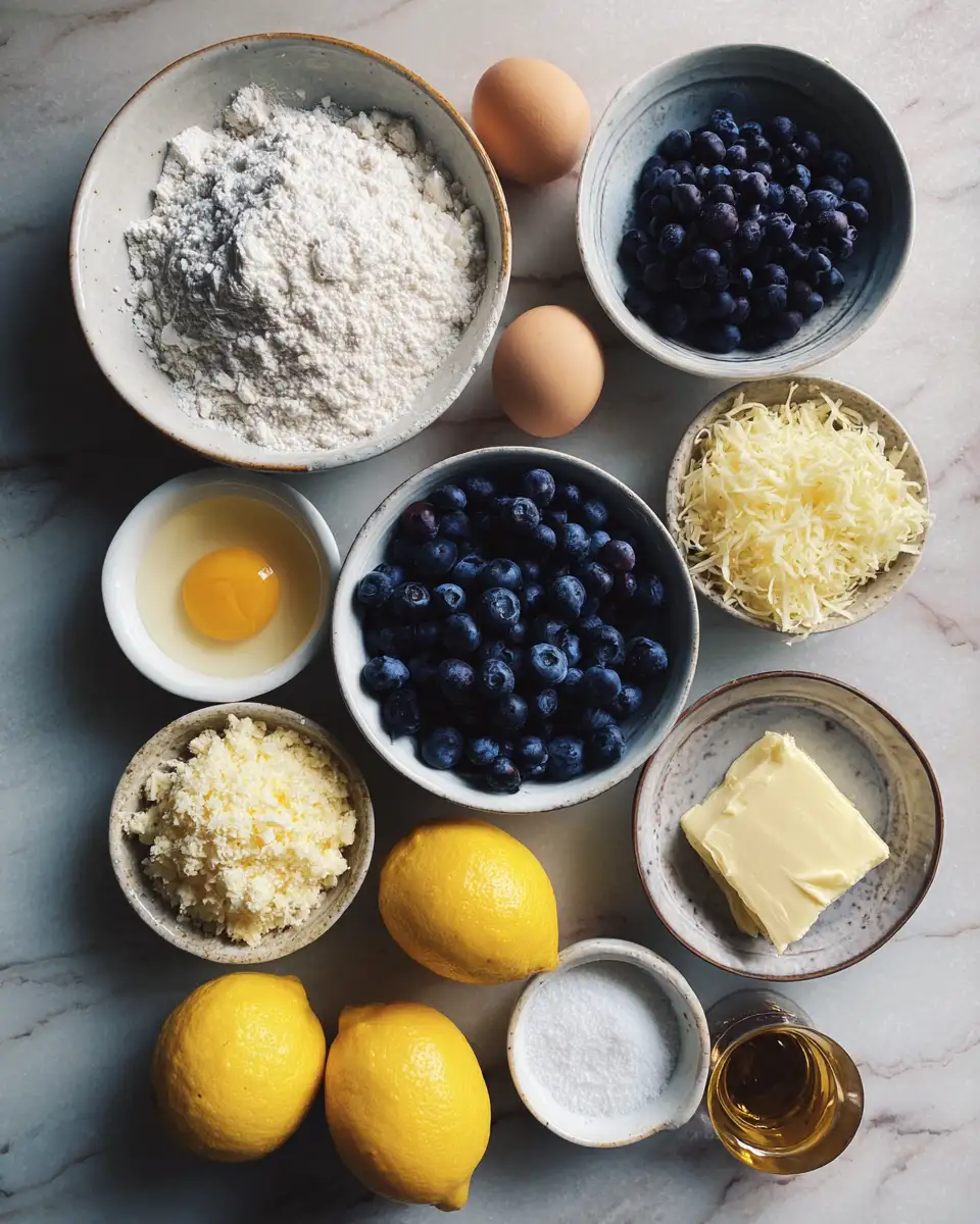 Bursting with Flavor: Irresistible Blueberry Lemon Crumb Bars 4 Ingredients for Bursting with Flavor: Irresistible Blueberry Lemon Crumb Bars