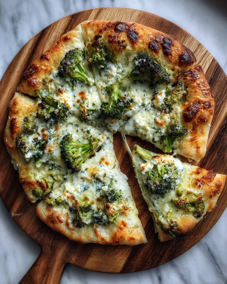 Green Dream: Broccoli Ricotta White Pizza Delight - Featured Image