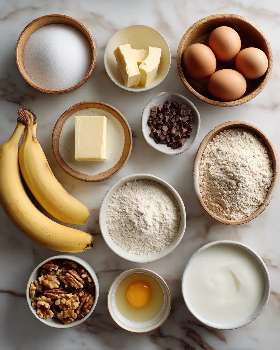 Irresistibly Nutty: Discover the Magic of Brown Butter Banana Bread 4 Ingredients for Irresistibly Nutty: Discover the Magic of Brown Butter Banana Bread
