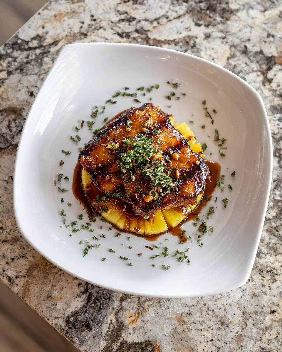 Final dish - Tantalize Your Taste Buds with Brown Sugar Grilled Pineapple