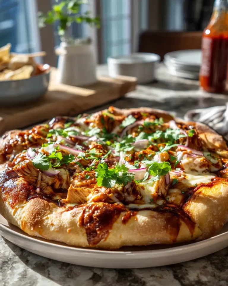 Savor the Sunshine: California BBQ Chicken Pizza Delight - Featured Image