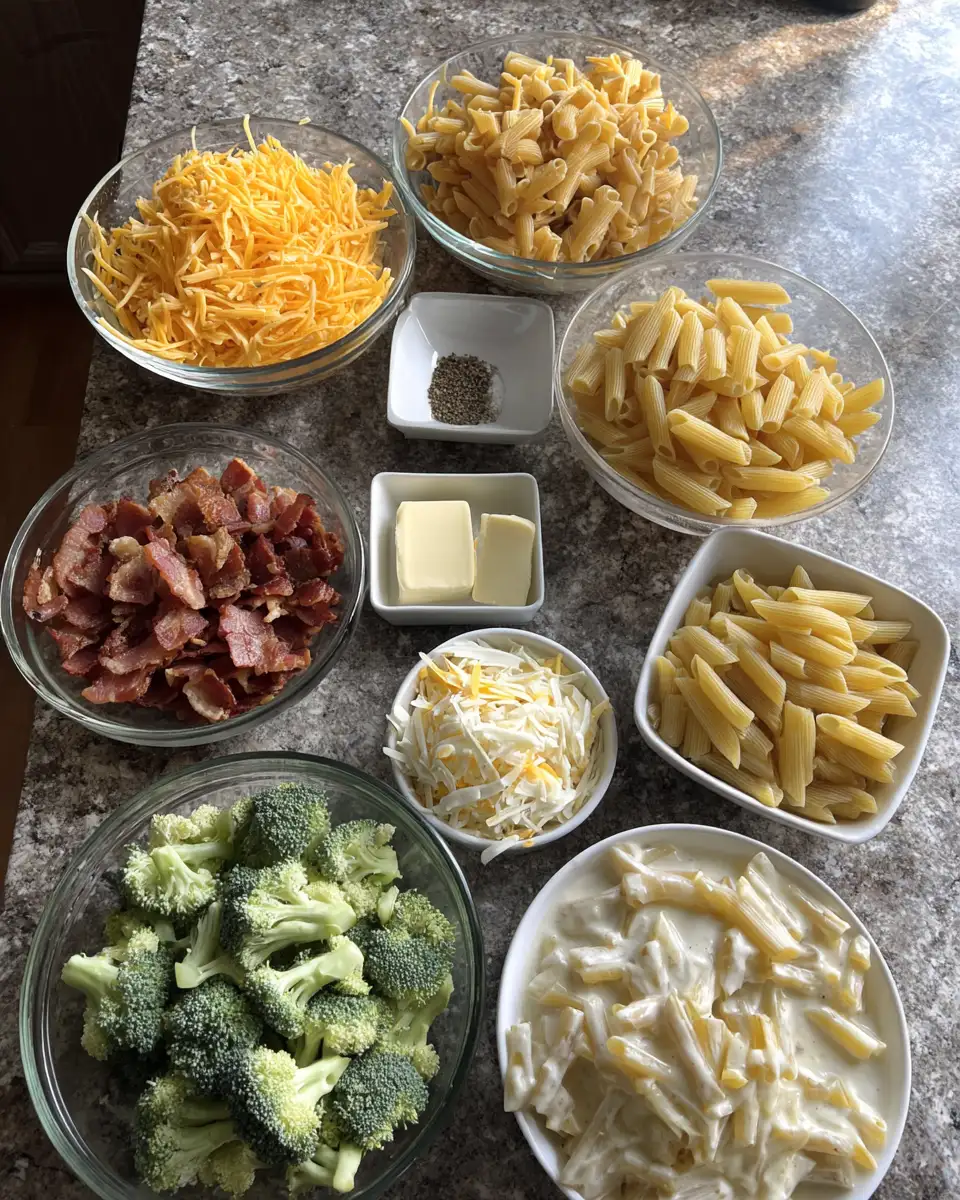 Irresistible Cheesy Bacon Ranch Pasta Bake: Your New Comfort Food Obsession 4 Ingredients for Irresistible Cheesy Bacon Ranch Pasta Bake: Your New Comfort Food Obsession
