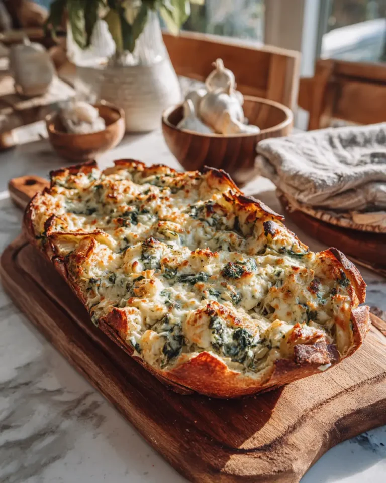 Ultimate Cheesy Spinach Artichoke Dip Bread Bliss - Featured Image