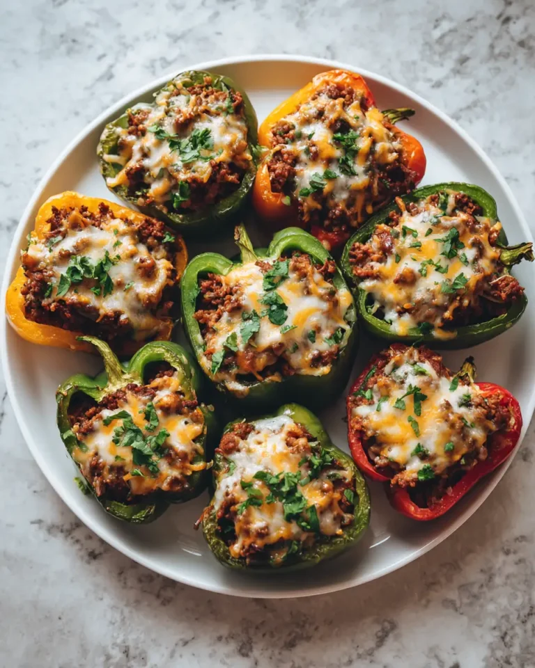 Cheesy Taco Stuffed Peppers: A Flavor Fiesta in Every Bite - Featured Image