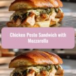 Savor the Ultimate Chicken Pesto Sandwich with Melty Mozzarella