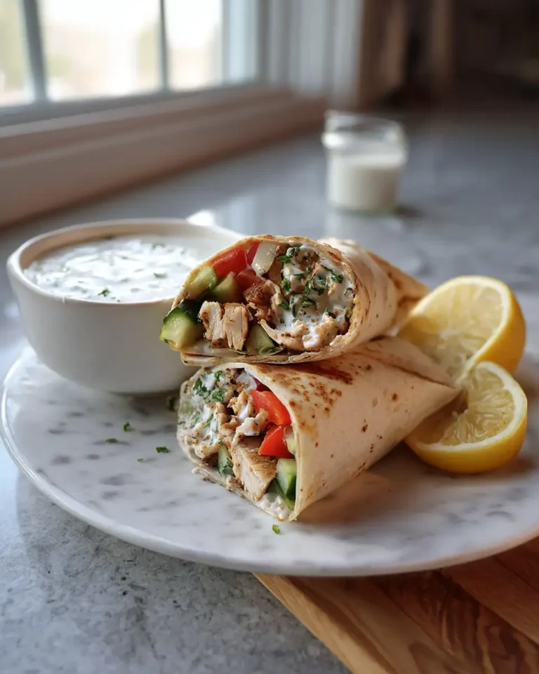 Savor the Flavors: Chicken Shawarma Wrap with Irresistible Garlic Sauce - Featured Image