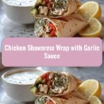 Savor the Flavors: Chicken Shawarma Wrap with Irresistible Garlic Sauce