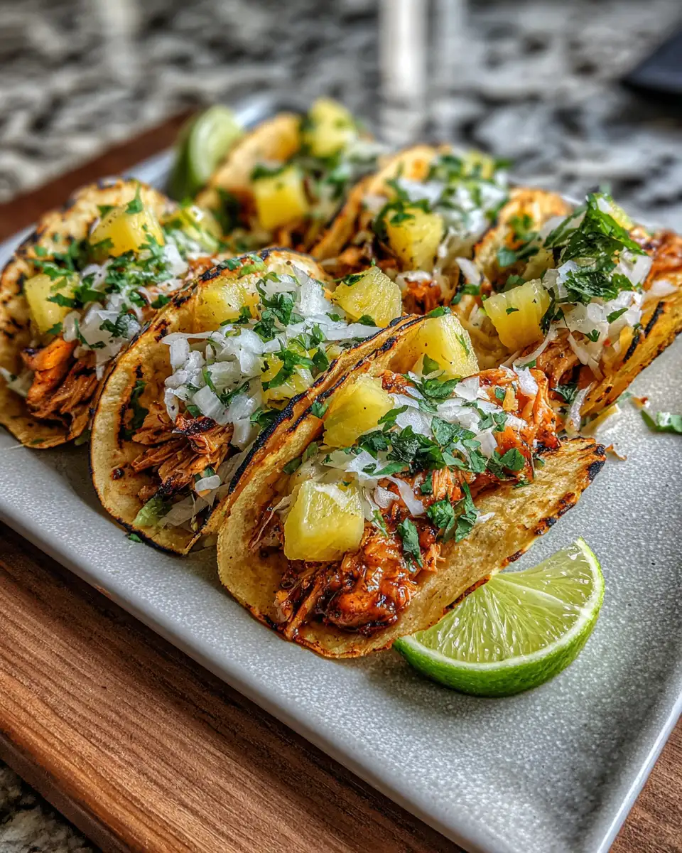 Final dish - Savor the Flavor: Discover the Magic of Chipotle & Pineapple Tacos
