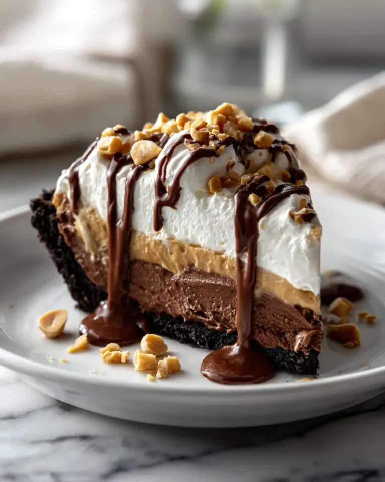 Decadent Delight: Indulge in the Ultimate Chocolate Peanut Butter Pie - Featured Image