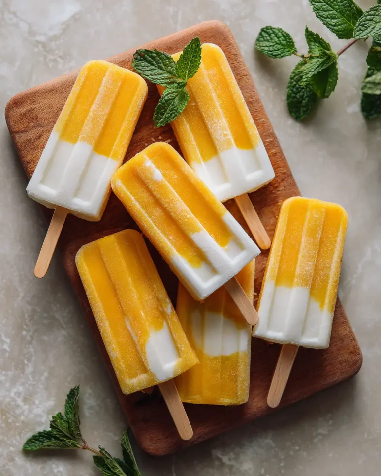 Tropical Bliss: Dive into Coconut Mango Popsicles - Featured Image