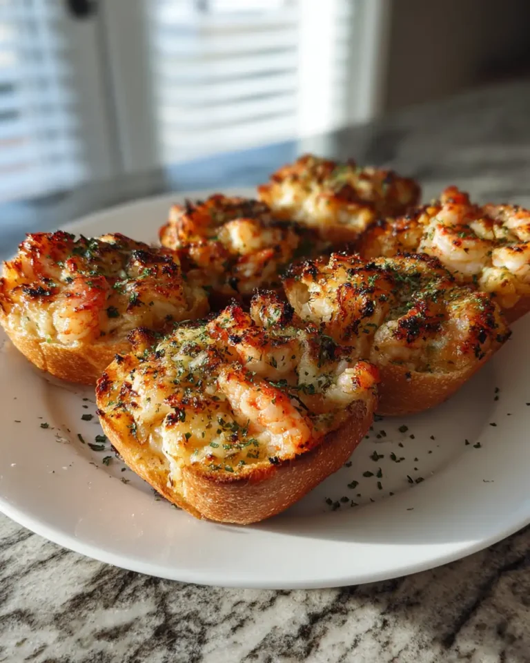 Explosive Flavor Alert Crabby Shrimp-Stuffed Garlic Bread Bombs - Featured Image