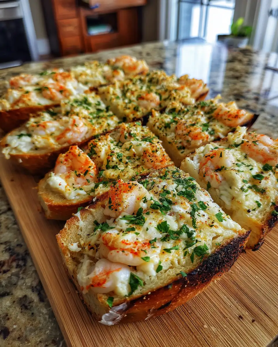 Ingredients for Explosive Flavor Alert Crabby Shrimp-Stuffed Garlic Bread Bombs