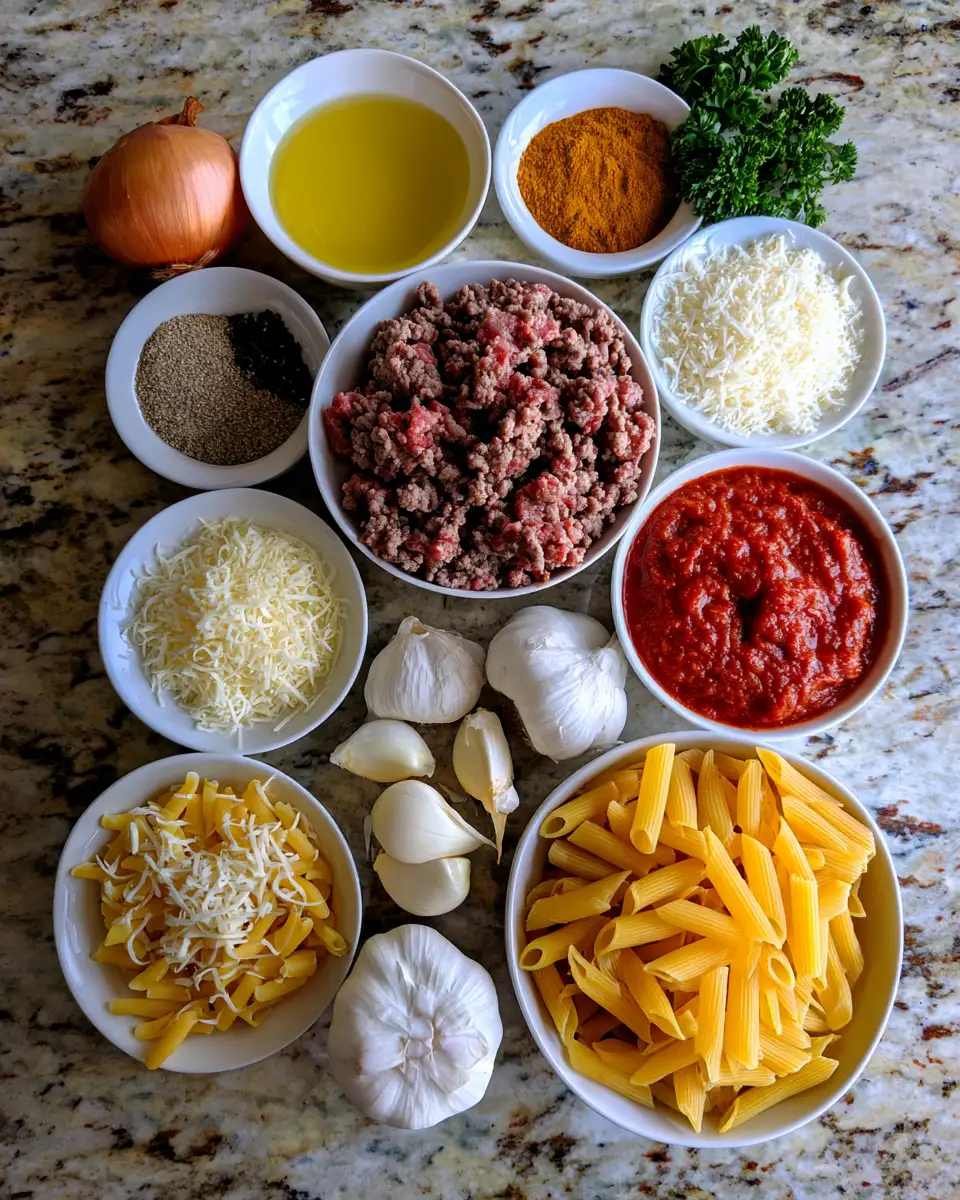 Spice Up Your Dinner with Creamy Cajun Beef Pasta 4 Ingredients for Spice Up Your Dinner with Creamy Cajun Beef Pasta