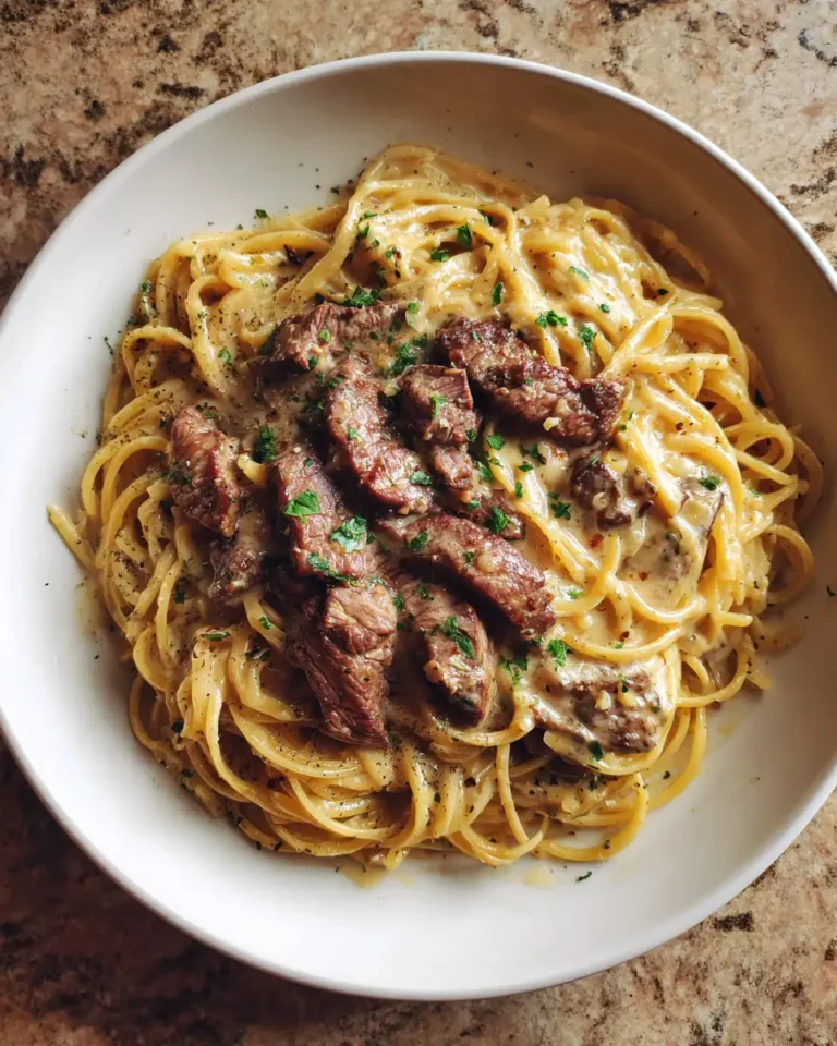 Savor the Flavor: Creamy Garlic Butter Steak Pasta Delight - Featured Image