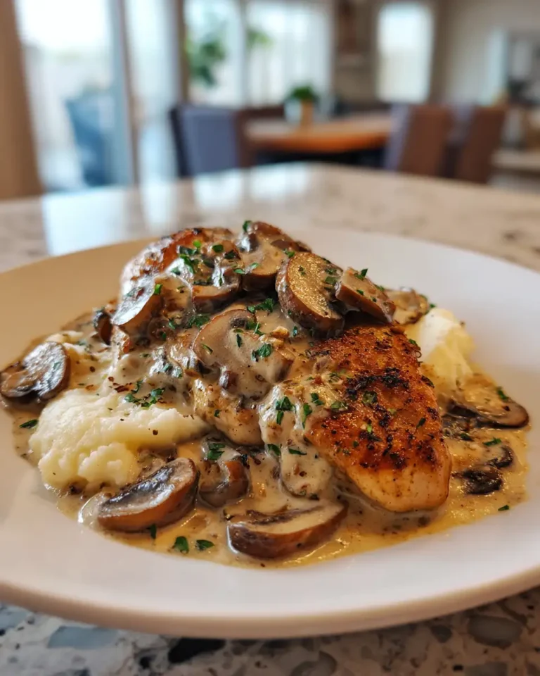 Savor the Flavor: Creamy Garlic Mushroom Chicken Delight - Featured Image