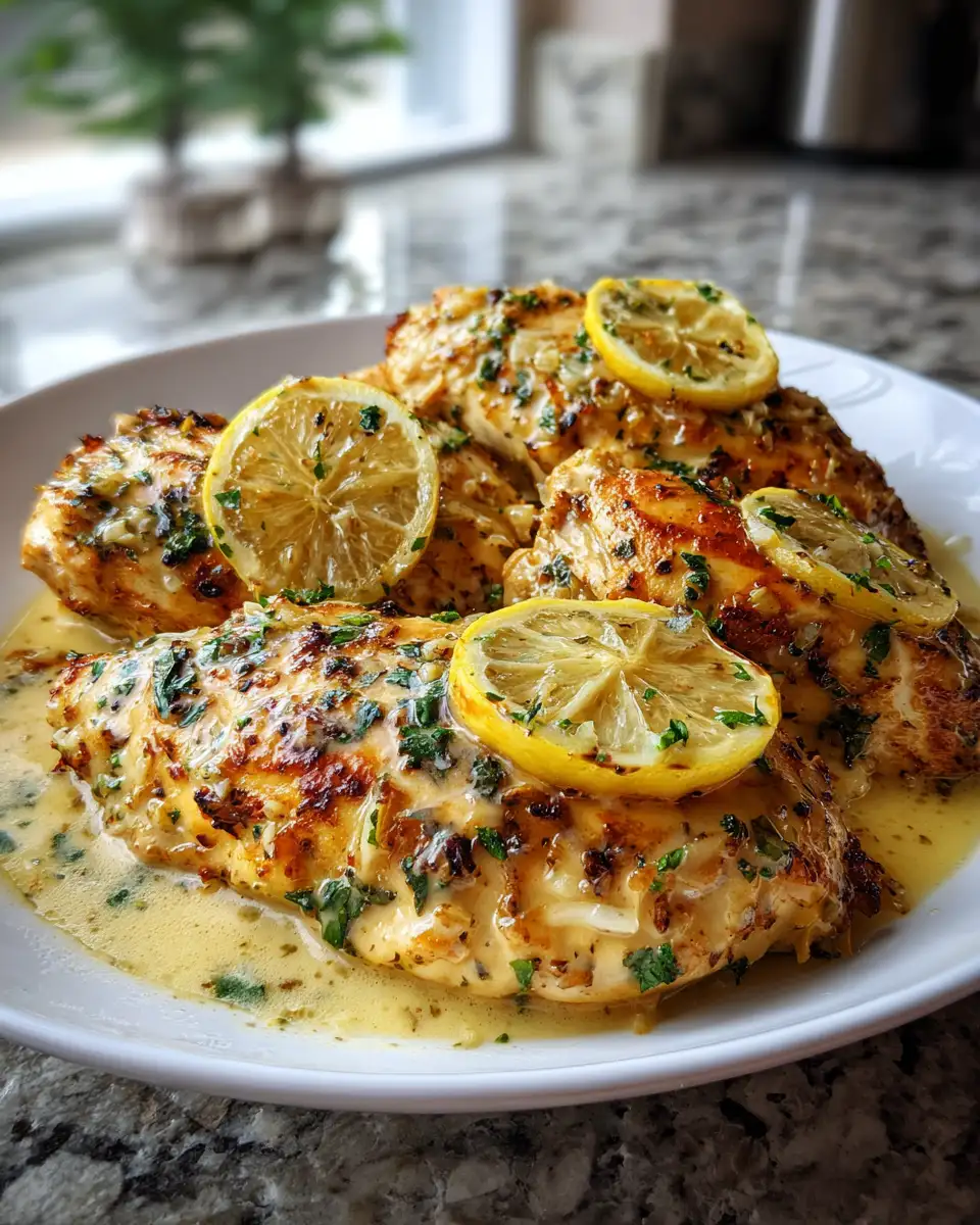 Zesty and Divine: The Ultimate Creamy Lemon Garlic Chicken Recipe 6 Final dish - Zesty and Divine: The Ultimate Creamy Lemon Garlic Chicken Recipe