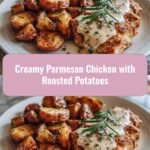Indulge in Irresistible Creamy Parmesan Chicken and Perfectly Roasted Potatoes