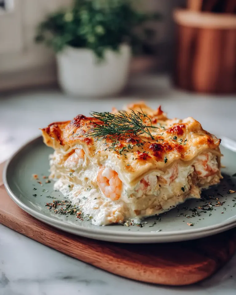 Dive Into Decadence: Creamy Shrimp & Crab Lasagna Delight - Featured Image