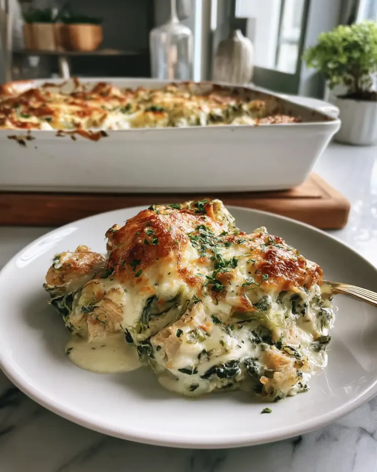 Irresistibly Delicious Creamy Spinach Chicken Bake That Will Wow Your Taste Buds - Featured Image
