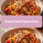Indulge in Comfort with Creamy Tomato Spinach Pasta