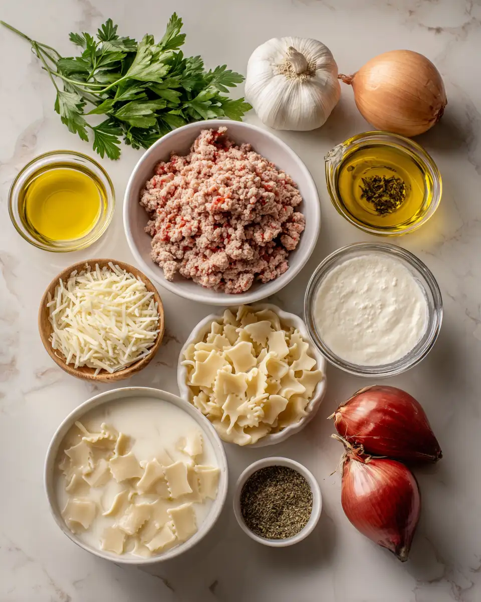 Indulge in Comfort: Creamy White Lasagna Soup Delight 4 Ingredients for Indulge in Comfort: Creamy White Lasagna Soup Delight