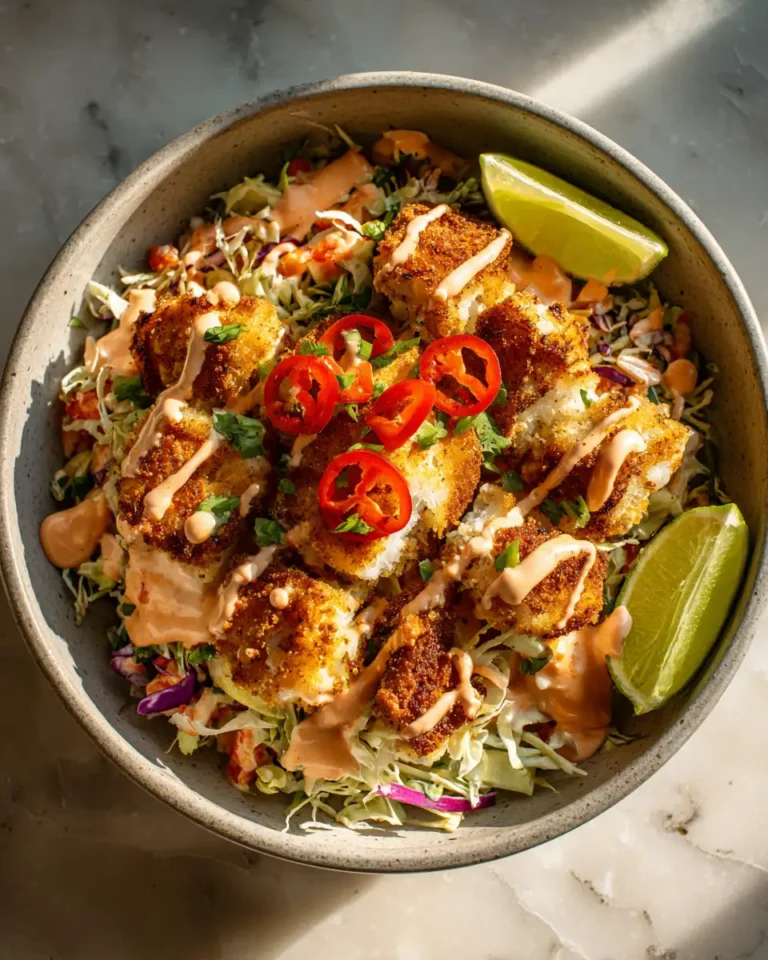 Dive Into Flavor: Irresistible Crispy Fish Taco Bowls - Featured Image