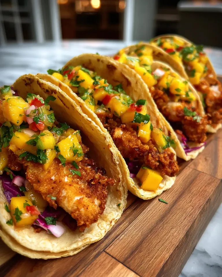 Irresistibly Crispy Fish Tacos with Zesty Mango Salsa - Featured Image