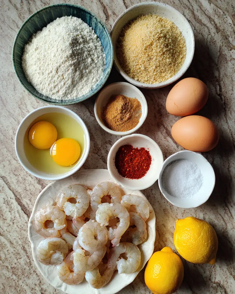 Ingredients for Explosive Flavor Unleashed with Crispy Garlic Shrimp Bombs