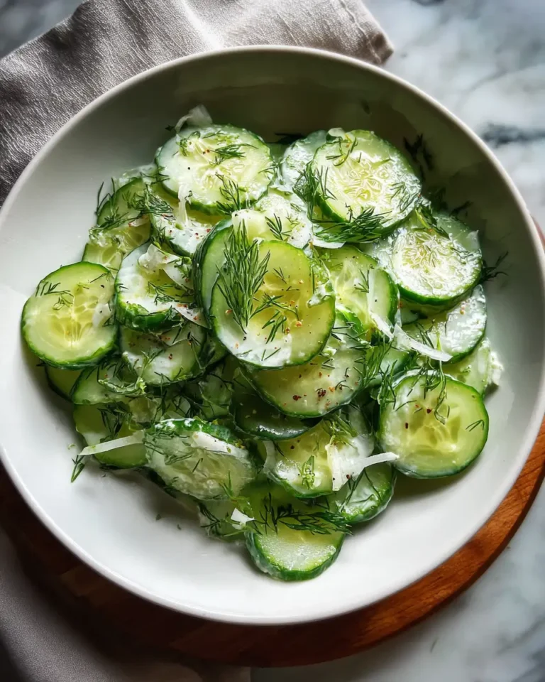 Refreshing Crunch: Discover the Perfect Cucumber Dill Salad - Featured Image